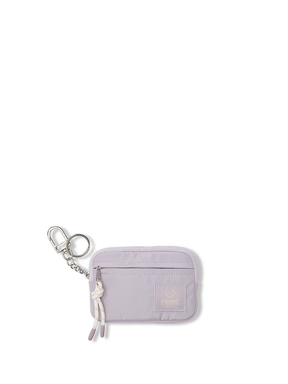 PINK Victoria's Secret Lilac Keyring Card Wallet